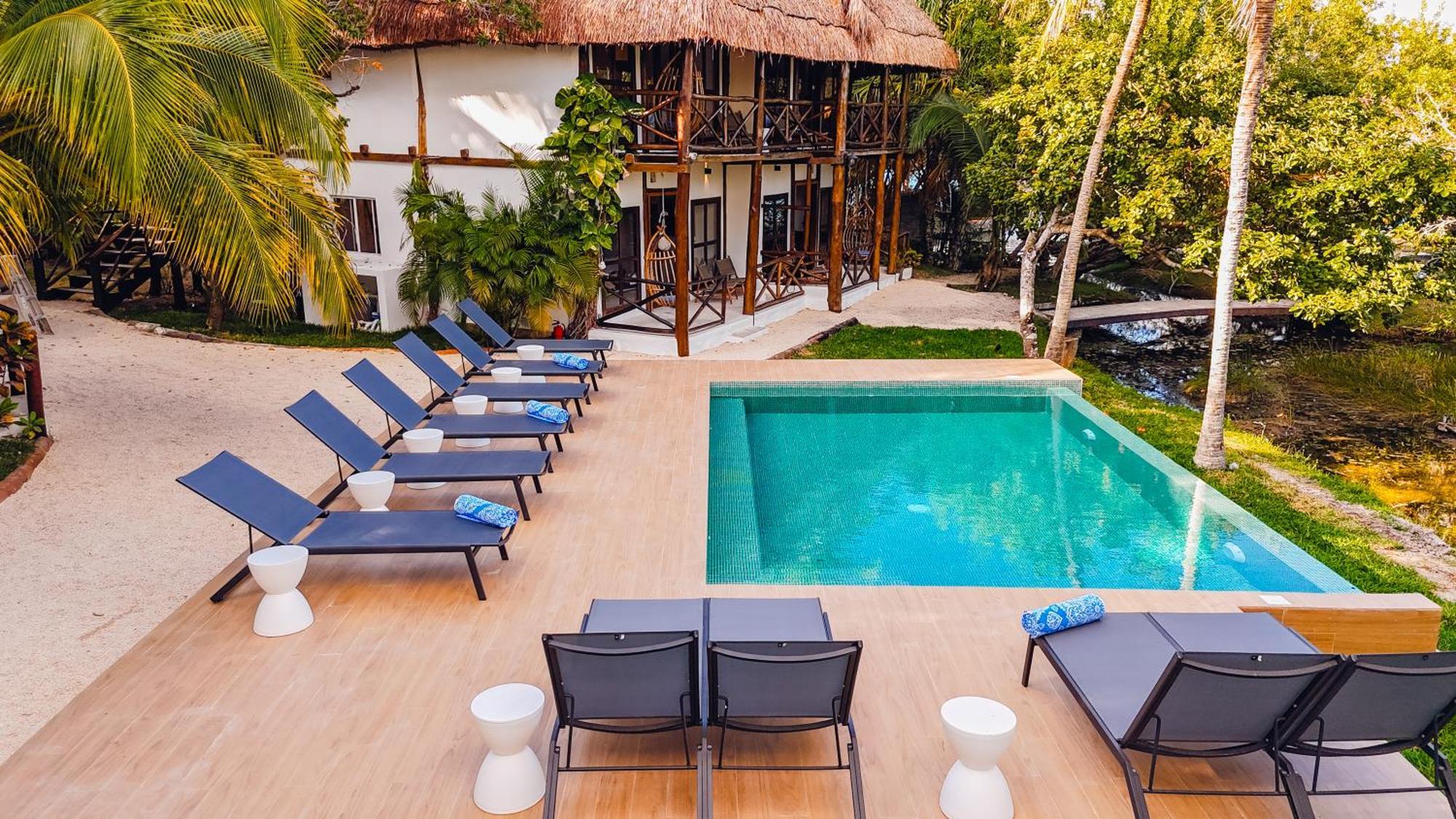Azulea Bacalar Hotel & Spa - Lagoon Front (Adults Only) Екстер'єр фото