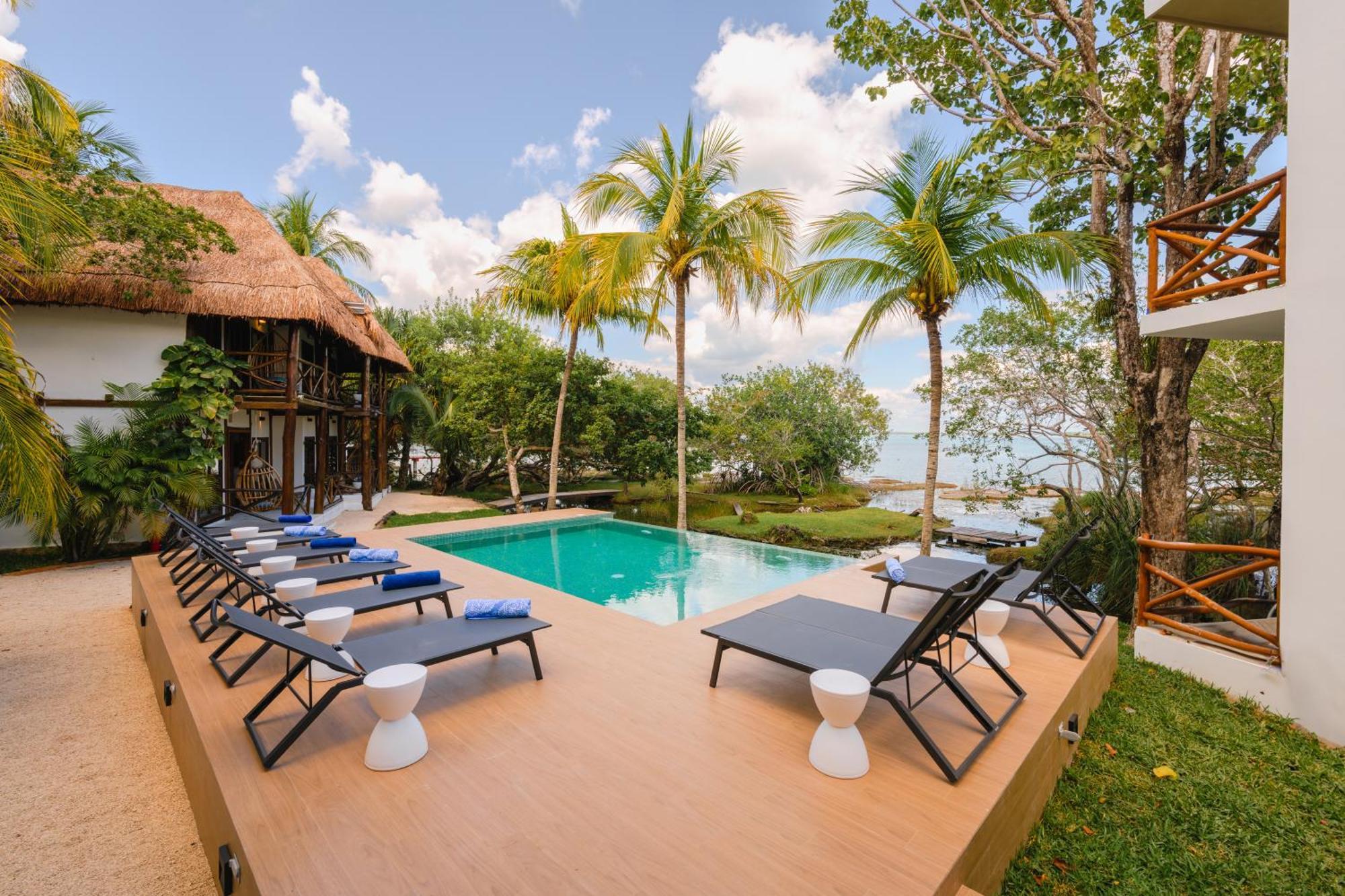 Azulea Bacalar Hotel & Spa - Lagoon Front (Adults Only) Екстер'єр фото